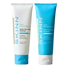 Skinn Green Tea Mint & Olive Enzyme Cleansers , Home & Away Duo