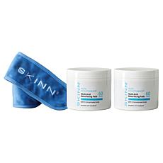 SKINN Non-Negotiables Multi-Acid Resurfacing Pads and Headband Duo