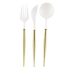 Sophistiplate 8pc Place Set Reusable Plastic Cutlery 