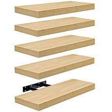 Sorbus Floating Wall Shelf 16.25" W x 5.5" D x 1.5" H