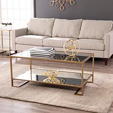 Southern Enterprises Horten Glass-Top Cocktail Table