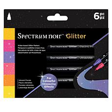 Spectrum Noir Set of 6 Glitter Markers