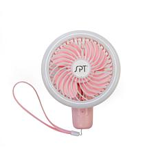 SPT SF-007B Personal Hand-Held Fan - Pink