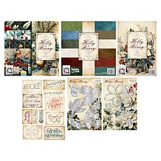 Stamps By Me Holly and Berry Christmas Theme 77-piece Kit