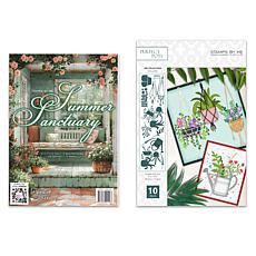 Stamps By Me Summer Sanctuary Garden Theme 85-piece Kit