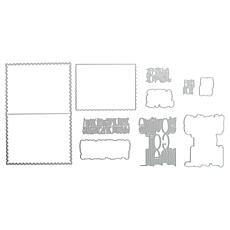 Stamps of Life Postage A2 Card Die Set