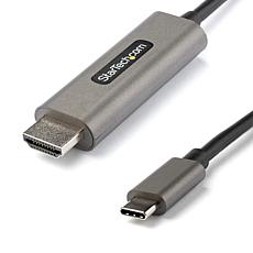 StarTech 6ft (2m) USB C to
HDMI Cable 4K 60Hz w/ HDR10