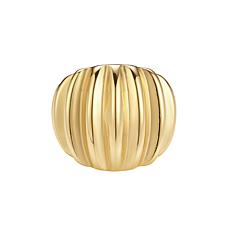 Stately Steel Stainless Steel Sculpted Cable Ring