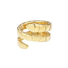 Stately Steel Stainless Steel Snake Ring