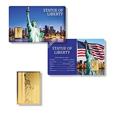 Statue of Liberty Gold Card 1/1000 Ounce Gold