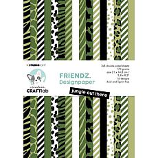 Studio Light CCL Paper Pad Jungle Out There Friendz 24 SH nr.47