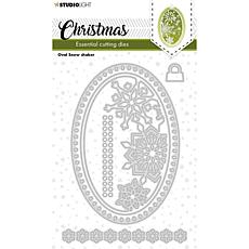 Studio Light SL Cutting Dies Christmas Oval Shaker Essentials 6PC 