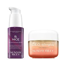 Sunday Riley Be Nice Refine and Moisturize Set