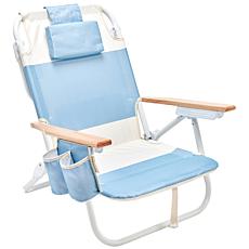 SUNNYLiFE  Deluxe Beach Chair Med Fabric Lounger Seat - La Mer Blue