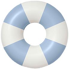 SUNNYLiFE Navy Stripe Inflatable Tube Pool Ring 41.7"