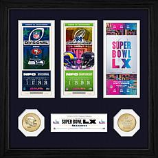 Super Bowl LX Champions Seahawks Road to Champs Frame