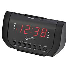Supersonic SC-383U Dual Alarm Clock Radio with USB Charging Port