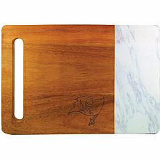 Tampa Bay Buccaneers Cutting & Serving Board with Faux Marble
