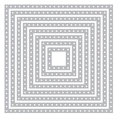 The Stamps of Life Dotted Squares Die Set