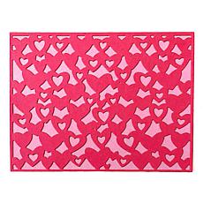 The Stamps of Life Horizontal Heart Background Die Set