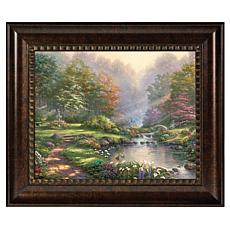Thomas Kinkade Reflections of Faith - 16" x 20" Brushstroke Vignett...