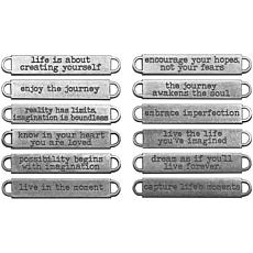 Tim Holtz Idea-Ology Metal Word Bands - Life