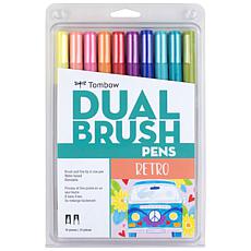 Tombow Dual Brush Pen Set 10-pack - Retro