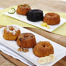 Tortuga 6-pack 4 oz. Caribbean Rum Cakes Variety Gift Set - Ships 12/1