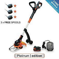TriMower 20-Volt Cordless Grass Trimmer Platinum Edition
