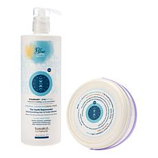 Tweak'd by Nature Blue Vanilla Sky Blue Zone Hair Cleanser & Mask AS