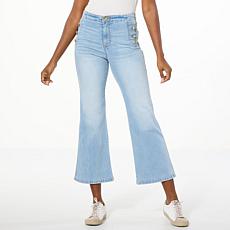 TWRHLL by Christie Brinkley Flare Leg Sailor Jean