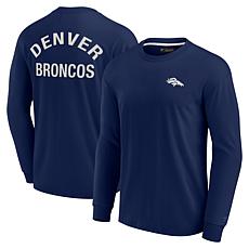 Unisex Fanatics Signature Navy Denver Broncos Super Soft Long Sleev...