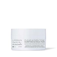 Urban Skin Rx Clear and Even Tone Clarifying Glycolic Pads
