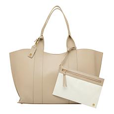 Vince Camuto Ellah Leather Tote Bag with Wristlet
