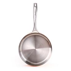 Vintage Hammered Tri-Ply Copper Deep Skillet 8" & 9.5"