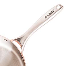 Vintage Hammered Tri-Ply Copper Deep Skillet