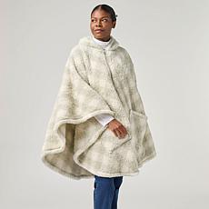 Warm & Cozy Sherpa Zip Angel Wrap