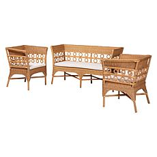 Wholesale Interiors bali and pari Oxford Rattan Living Chair Set