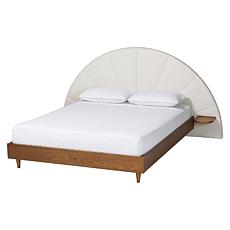 Wholesale Interiors Baxton Studio Bernice Cream King Bed