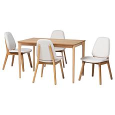 Wholesale Interiors Baxton Studio Hudson Dining Set 5 Piece