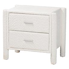 Wholesale Interiors Baxton Studio Laria Modern Fabric Nightstand