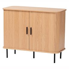 Wholesale Interiors Baxton Studio Lucia Fluted Storage Cabinet