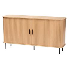 Wholesale Interiors Baxton Studio Lucia Fluted Wood Sideboard