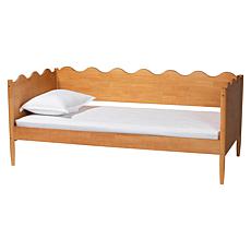 Wholesale Interiors Baxton Studio Malaya Oak Brown Twin Daybed