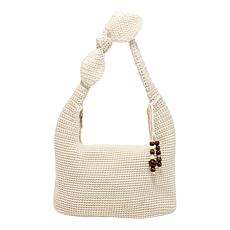 Wildflower Crochet Hobo Shoulder Bag