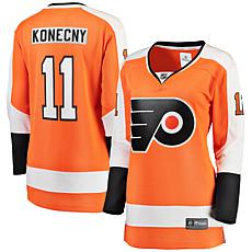 Women's Fanatics Travis Konecny Orange Philadelphia Flyers Home Pre...