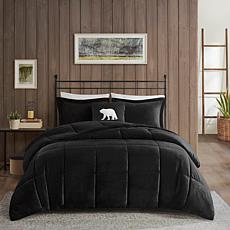 Woolrich Alton Plush to Sherpa Down Alternative Comforter Set