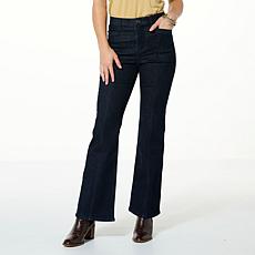 WynneDenim Performance Stretch Seamed Soft Flare Leg Jean