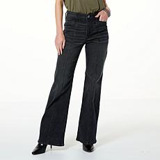 WynneDenim Performance Stretch Seamed Soft Flare Leg Jean