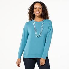 WynneLayers Long-Sleeve Crewneck Tee